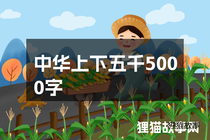 中华上下五千5000字