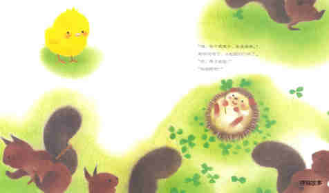 小鸡球球和小刺猬绘本故事第5页