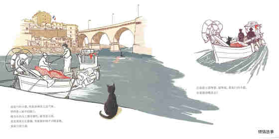 爱旅行的小猫绘本故事第6页