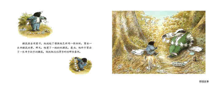 獾的礼物绘本故事第9页