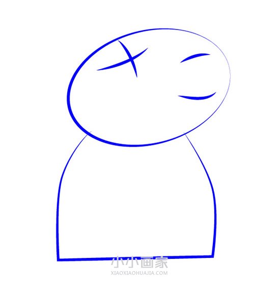 小猪佩奇奶牛妈妈简笔画画法图片步骤步骤2