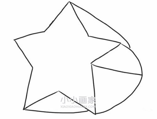 简单杨桃花简笔画画法图片步骤步骤6