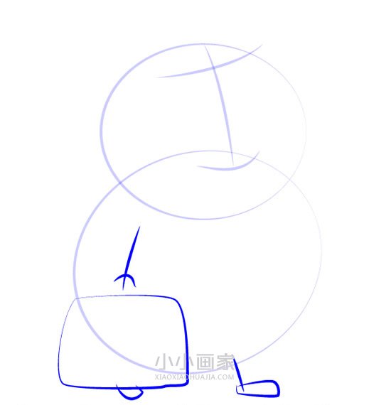 小兔瑞贝卡的爸爸简笔画画法图片步骤步骤3