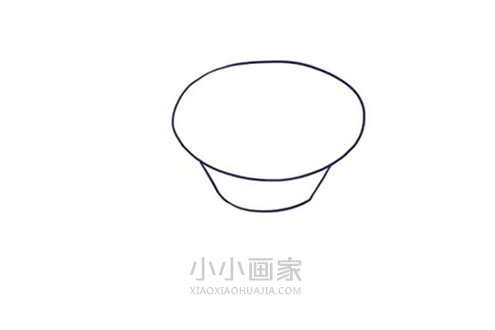 一杯绿茶简笔画画法图片步骤步骤3