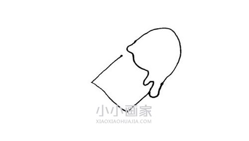 可爱雪糕简笔画画法图片步骤步骤3