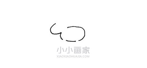 旋转木马简笔画画法图片步骤步骤2