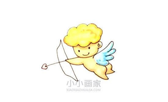 爱神丘比特简笔画画法图片步骤步骤9