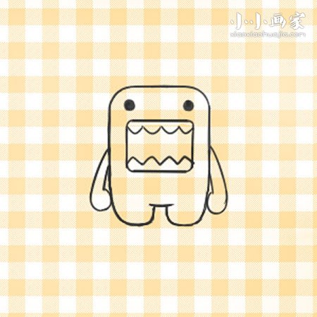 可爱多魔君简笔画画法图片步骤步骤9