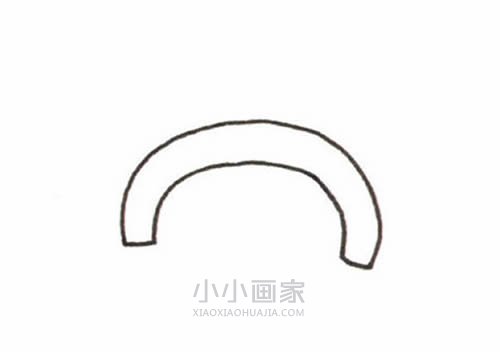 头戴耳机简笔画画法图片步骤步骤2