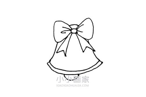 彩色圣诞铃铛简笔画画法图片步骤步骤4