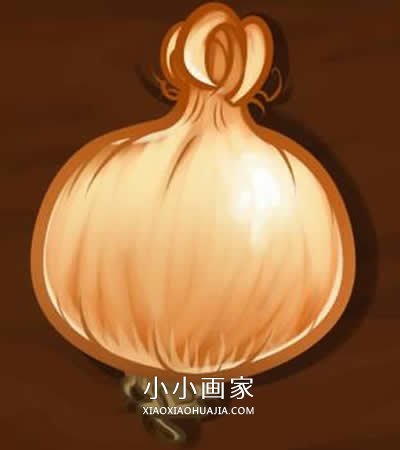 彩色洋葱简笔画画法图片步骤步骤1