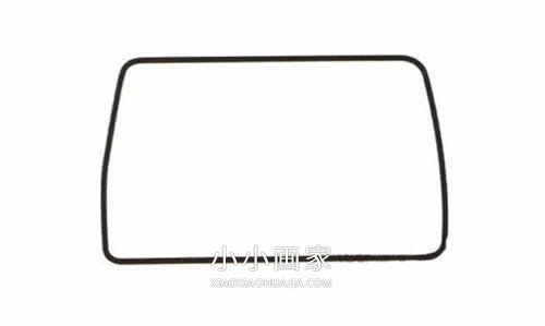 彩色救护车简笔画画法图片步骤步骤2