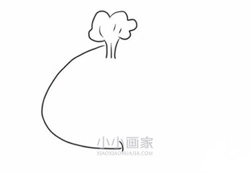 简单鲸鱼简笔画画法图片步骤步骤3