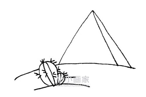 彩色金字塔简笔画画法图片步骤步骤4