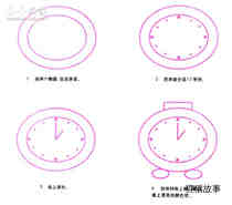 绘本故事小闹钟简笔画画法图片步骤