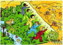 绘本故事保护环境优秀儿童画作品_绿色家园儿童画图片