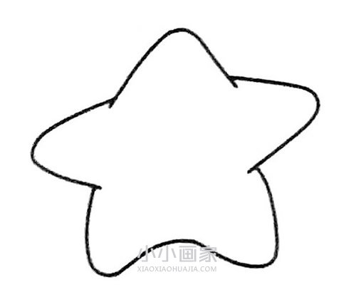简单海星简笔画画法图片步骤步骤3