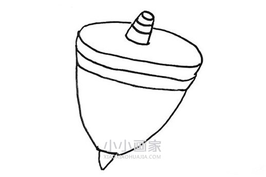 旋转陀螺简笔画画法图片步骤步骤4