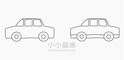 彩色警车简笔画画法图片步骤步骤3
