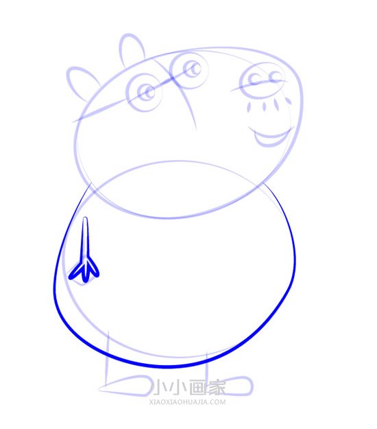 小马佩德罗爸爸简笔画画法图片步骤步骤7