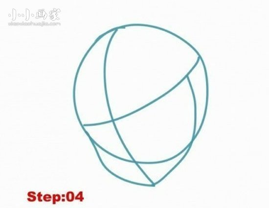 《海贼王》路飞简笔画画法图片步骤步骤4