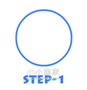 可爱卡通小海狮简笔画画法图片步骤步骤2
