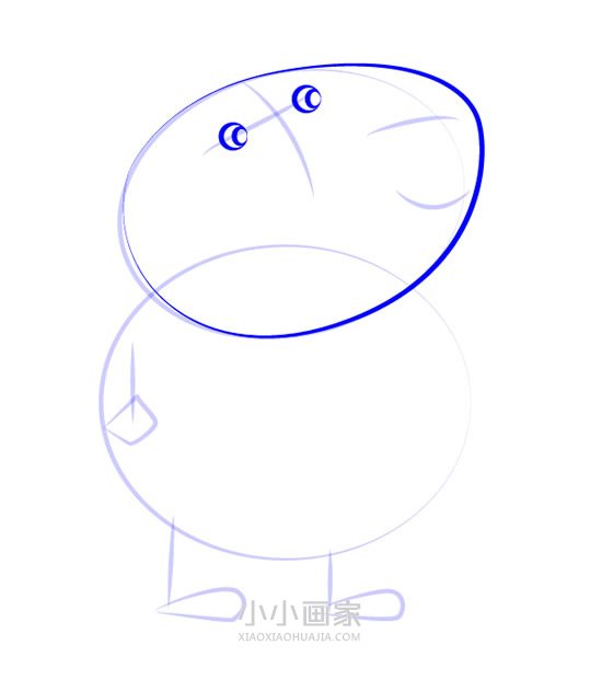 小马佩德罗爸爸简笔画画法图片步骤步骤4