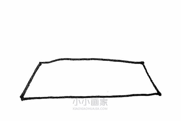 国庆节天安门简笔画画法图片步骤步骤2