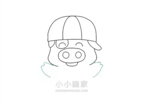 可爱麦兜简笔画画法图片步骤步骤7