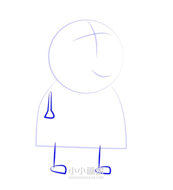 小象爱米丽的妈妈简笔画画法图片步骤步骤3