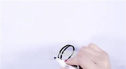 简单大白菜简笔画画法图片步骤步骤2