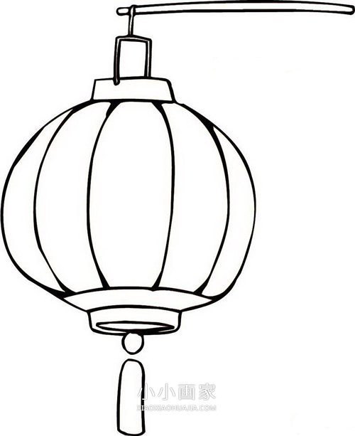 绘本故事春节灯笼简笔画画法图片步骤