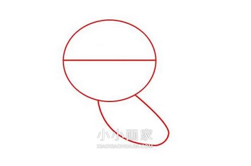 可爱卡通小狮子简笔画画法图片步骤步骤2