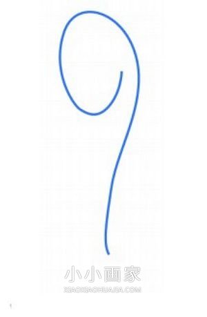 彩色的大蛇简笔画画法图片步骤步骤2