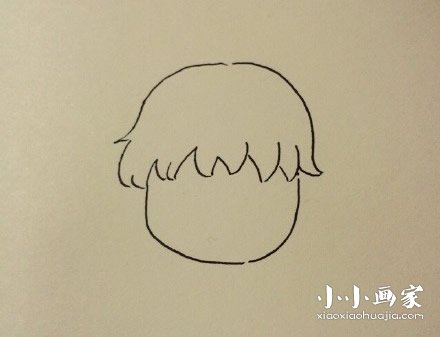 高中男生简笔画画法图片步骤步骤3