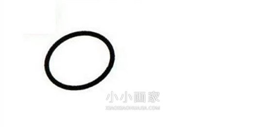 彩色天鹅简笔画画法图片步骤步骤2