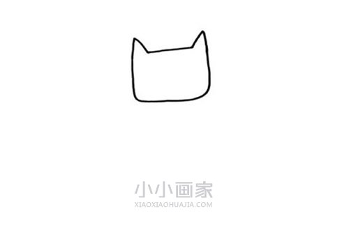 围围巾的猫头鹰简笔画画法图片步骤步骤2