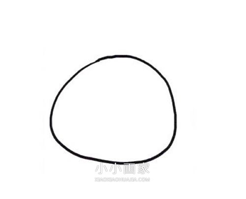 好吃饭团简笔画画法图片步骤步骤2