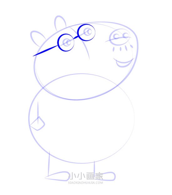 小马佩德罗爸爸简笔画画法图片步骤步骤6