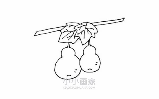可爱葫芦简笔画画法图片步骤步骤6
