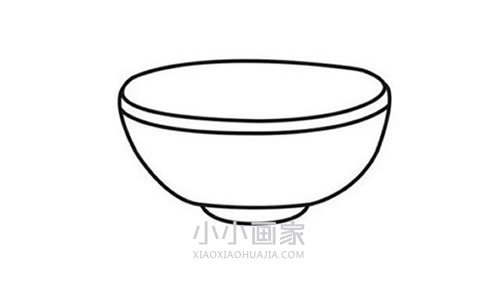 一碗元宵节汤圆简笔画画法图片步骤步骤4