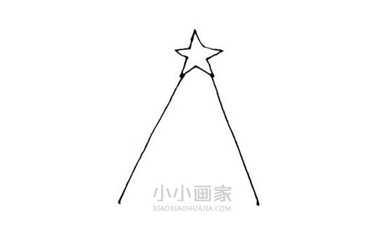 漂亮圣诞帽简笔画画法图片步骤步骤3