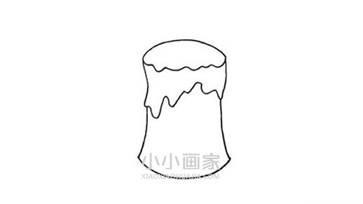 卡通蜡烛简笔画画法图片步骤步骤4