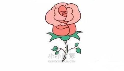 数字9简笔画玫瑰花的画法图片步骤步骤1