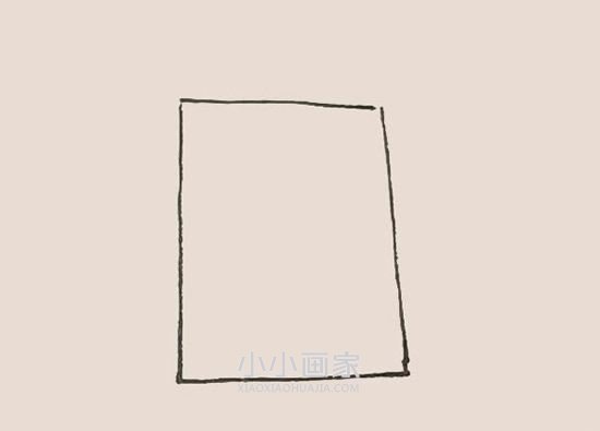 彩色保险柜简笔画画法图片步骤步骤2