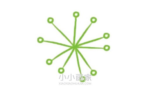 一朵樱花简笔画画法图片步骤步骤2