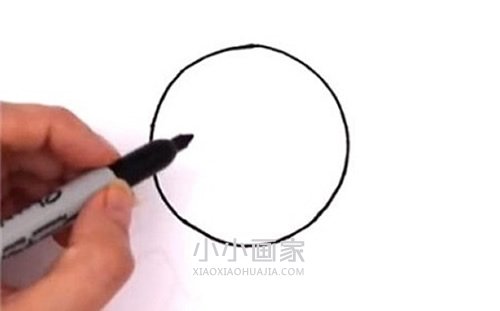 彩色小狮子简笔画画法图片步骤步骤2