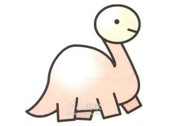 绘本故事可爱小恐龙简笔画画法图片步骤