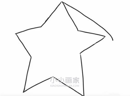 简单杨桃花简笔画画法图片步骤步骤3