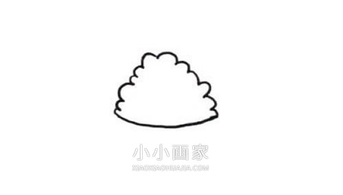 彩色爆米花简笔画画法图片步骤步骤2